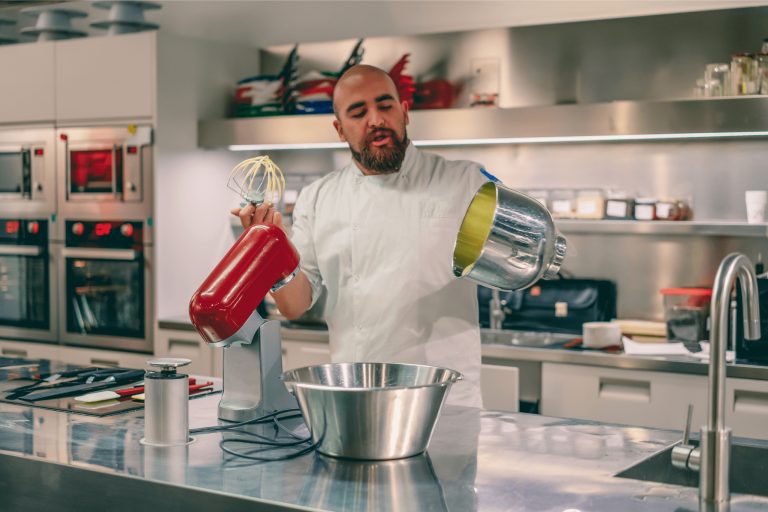 Pastry Chef At Work