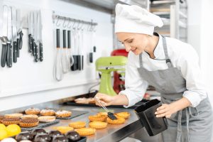Pastry Chef Working