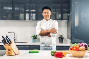 Chef Cooking Asian Food