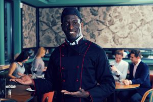 Chef With Cooking Oil