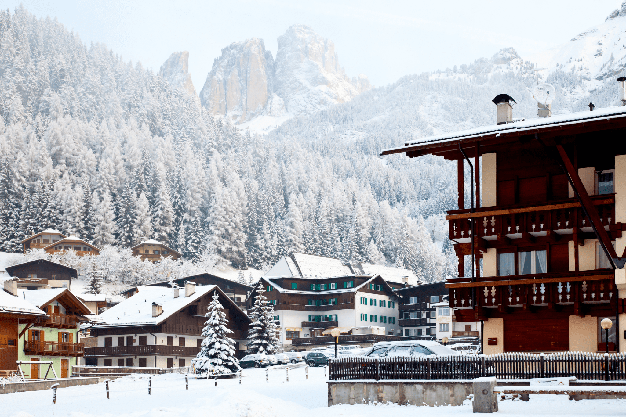 Ski Resort Chalets